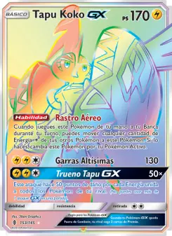 Tapu Koko GX, Albor de Guadianes Nº 153 Normal