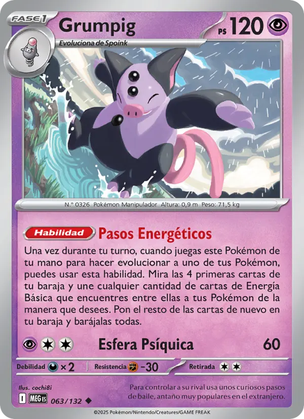 Grumpig, Megaevolución Nº 063