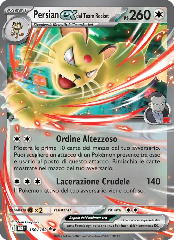 Persian-ex del Team Rocket, Rivali Predestinati No. 150