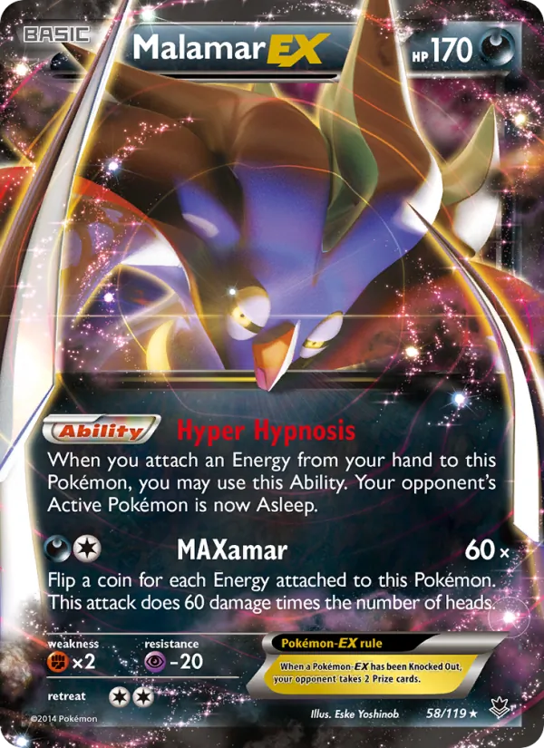Malamar EX, Phantom Forces No. 58