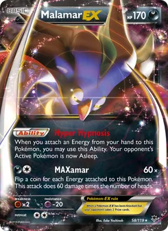 Malamar EX, Phantom Forces Nº 58 Normal