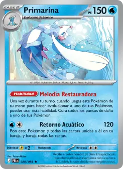 Primarina, Oscuridad Absoluta Nº 020 Holo
