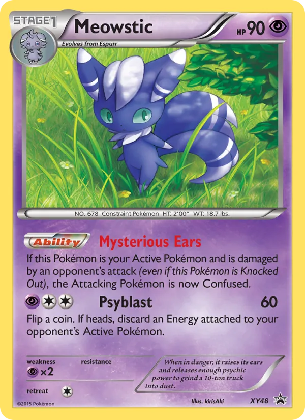 Meowstic, XY Black Star Promos No. XY48