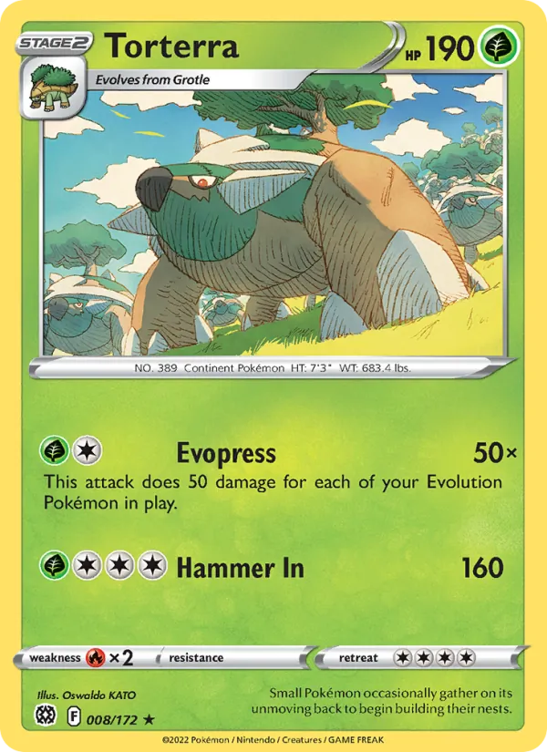 Torterra, Brilliant Stars No. 008
