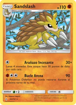 Sandslash, Vínculos Indestructibles No. 84 Normal