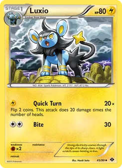 Luxio, Next Destinies Nº 45 Normal