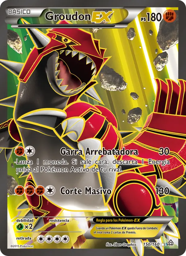 Groudon EX, Duelos Primigenios No. 150