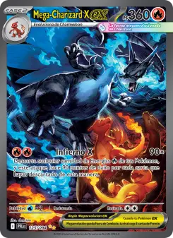 Mega-Charizard X ex, Fuegos Fantasmales No. 125 Holo