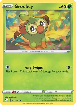 Grookey, Shining Fates No. 11 Normal
