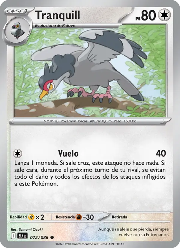 Tranquill, Fulgor Negro No. 072
