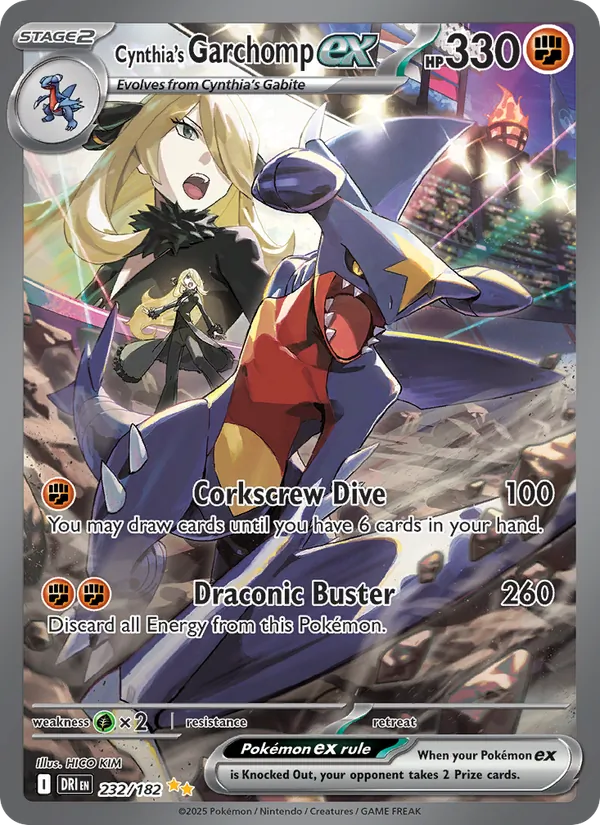 Cynthia's Garchomp ex, Destined Rivals No. 232