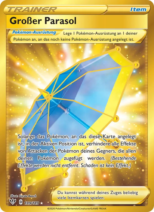Großer Parasol, Flammende Finsternis No. 199