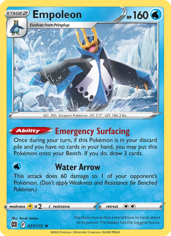 Empoleon, Brilliant Stars No. 037