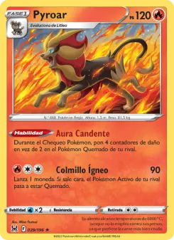 Pyroar, Origen Perdido No. 029 Holo