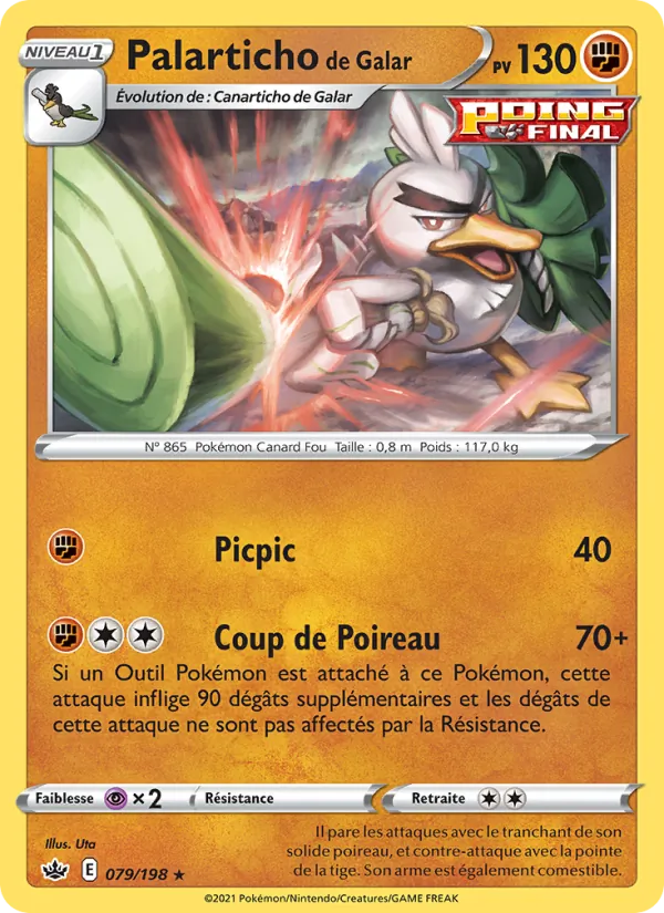 Palarticho de Galar, Règne de Glace No. 79