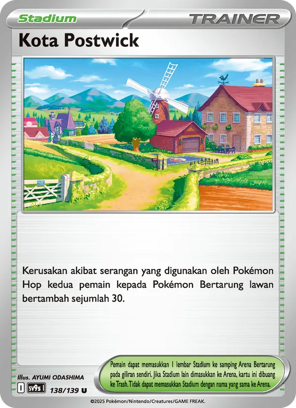 Kota Postwick, Ikatan Takdir No. 138
