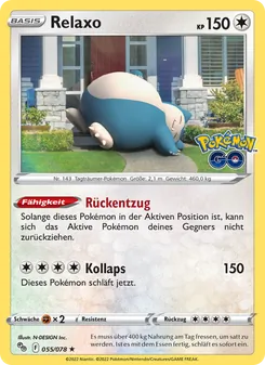 Relaxo, Pokémon GO Nº 055 Holo