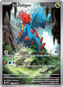 Druddigon, White Flare Nº 151 Holo