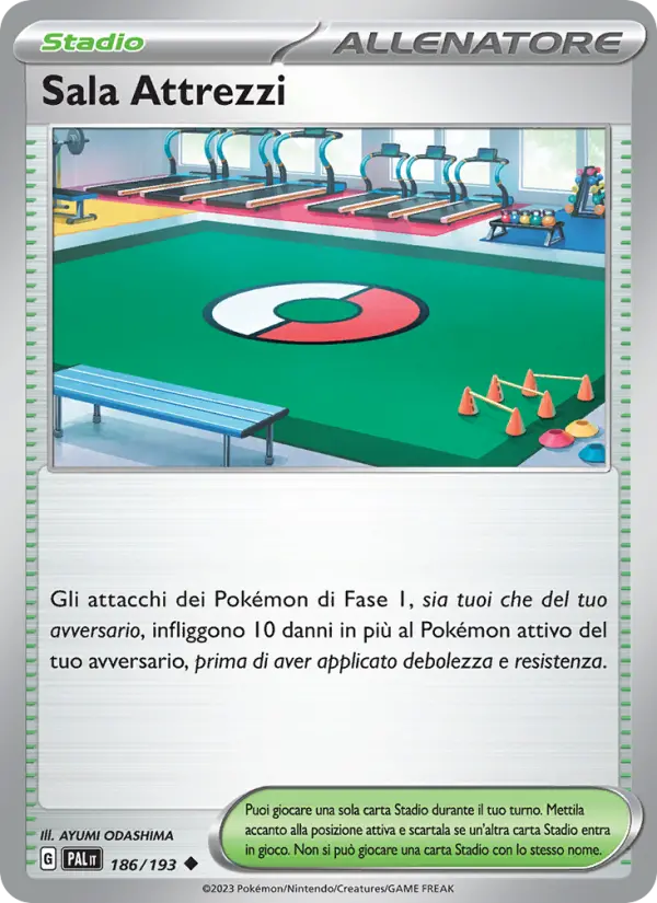 Sala Attrezzi, Evoluzioni a Paldea Nº 186