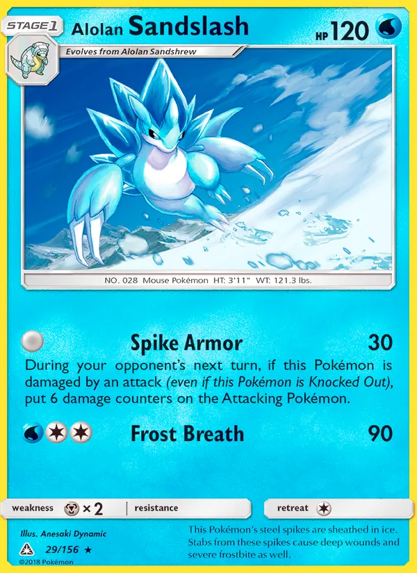 Alolan Sandslash, Ultra Prism No. 29