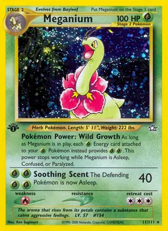 Meganium, Neo Genesis Nº 11 Holo