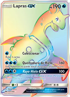 Lapras GX, Sol y Luna No. 151 Normal