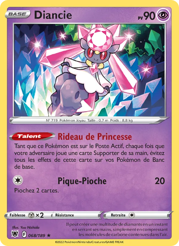 Diancie, Astres Radieux No. 068
