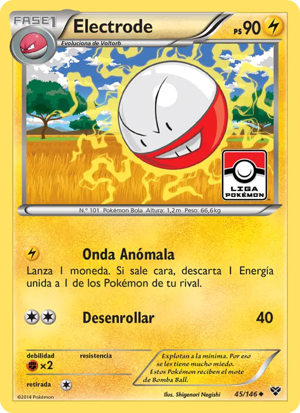 Electrode, XY No. 45