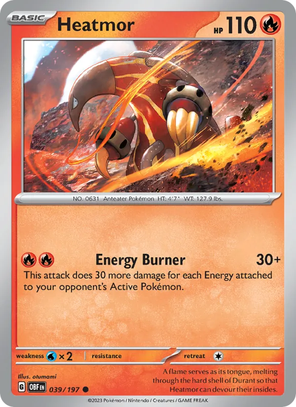 Heatmor, Obsidian Flames No. 039