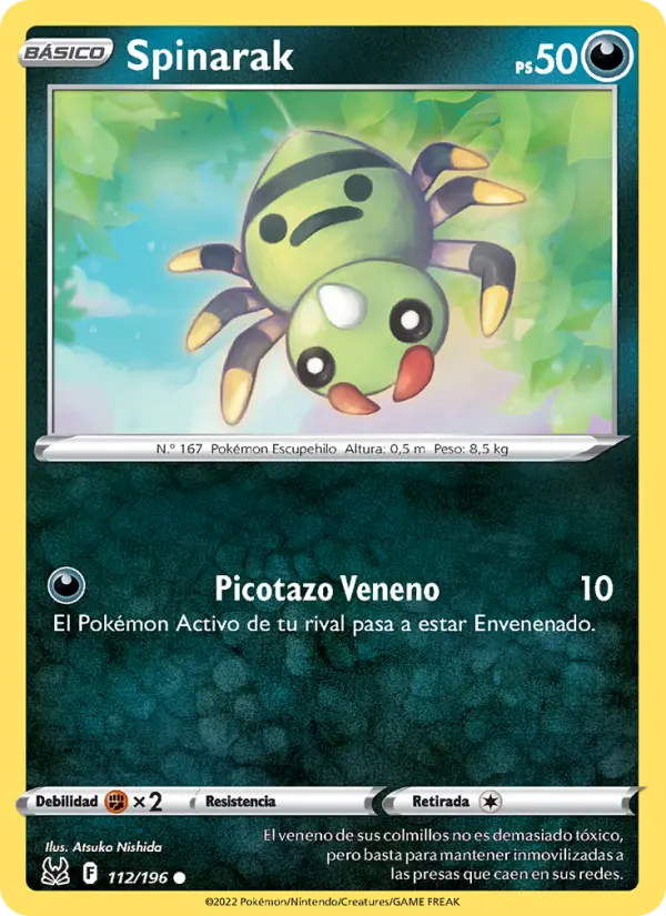 Spinarak, Origen Perdido Nº 112