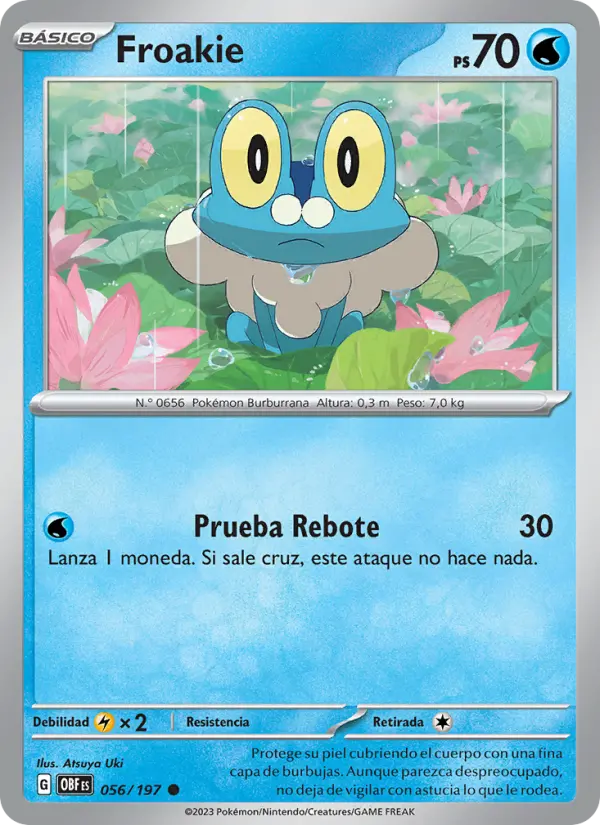 Froakie, Llamas Obsidianas No. 056