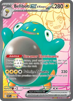Bellibolt-ex di Kissara, SVP Black Star Promos Nº 194 Holo