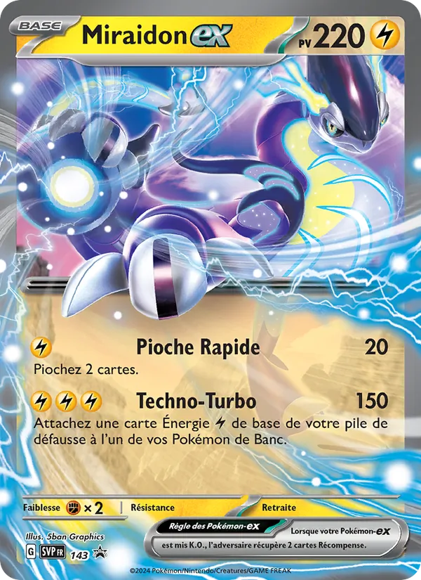 Miraidon-ex, SVP Black Star Promos No. 143