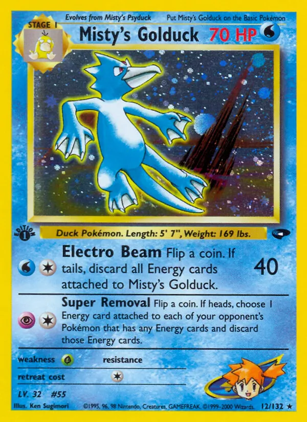 Misty's Golduck, Gym Challenge No. 12