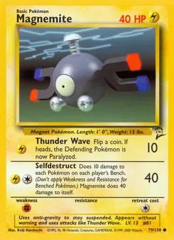 Magnemite, Base Set 2 No. 79 Normal