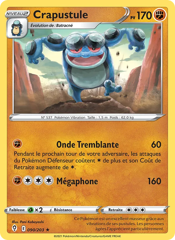 Crapustule, Évolution Céleste Nº 90