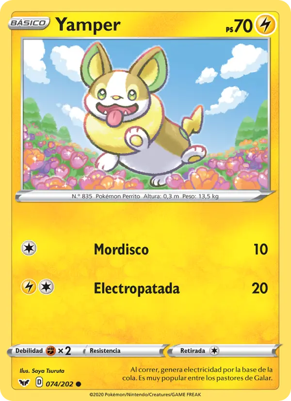 Yamper, Espada y Escudo No. 74