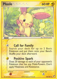 Plusle, Deoxys No. 44 Normal