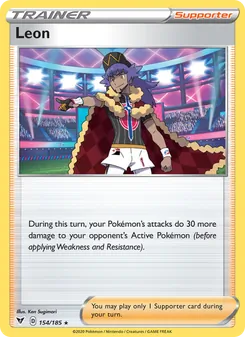 Leon, Vivid Voltage No. 154 Reverse