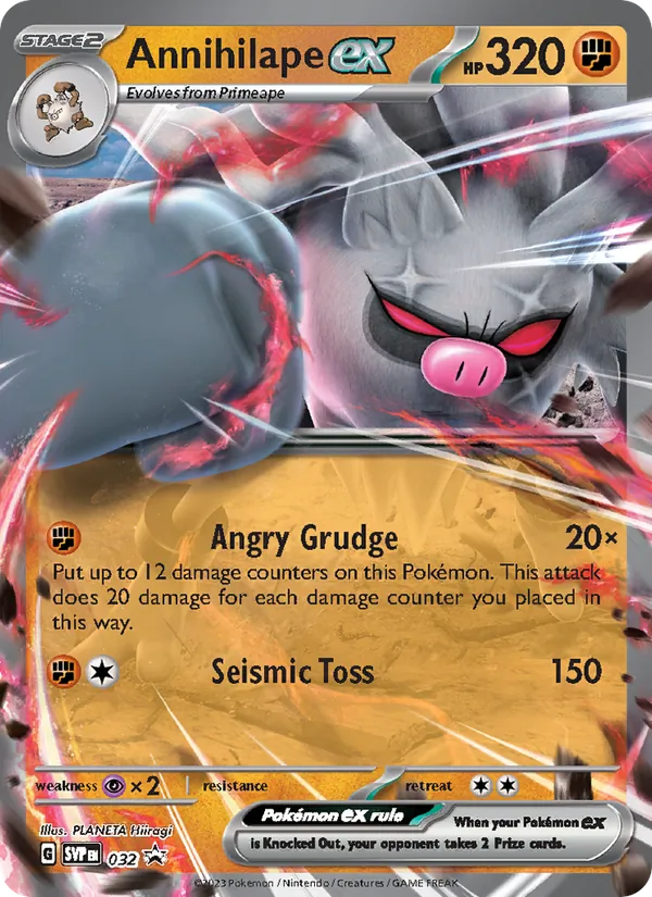 Annihilape ex, SVP Black Star Promos No. 032