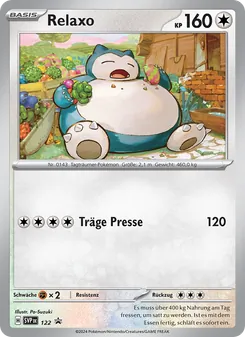 Relaxo, SVP Black Star Promos Nº 122 Holo