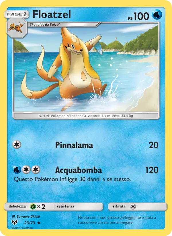 Floatzel, Leggende Iridescenti Nº 23