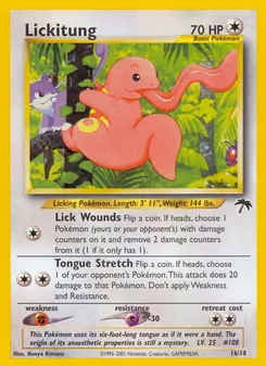 Lickitung, Southern Islands No. 16 Normal