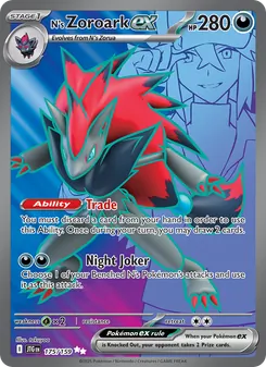N's Zoroark ex, Journey Together No. 175 Holo