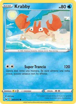 Krabby, Spada e Scudo No. 43 Normal