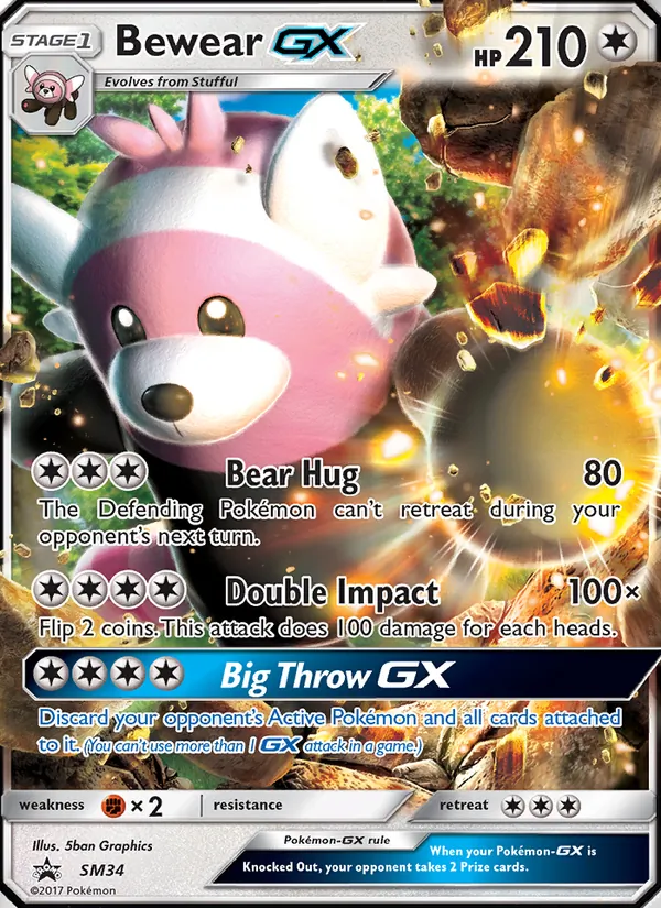 Bewear GX, SM Black Star Promos No. SM34