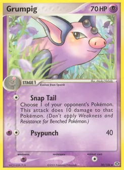 Grumpig, Emerald No. 30 Normal