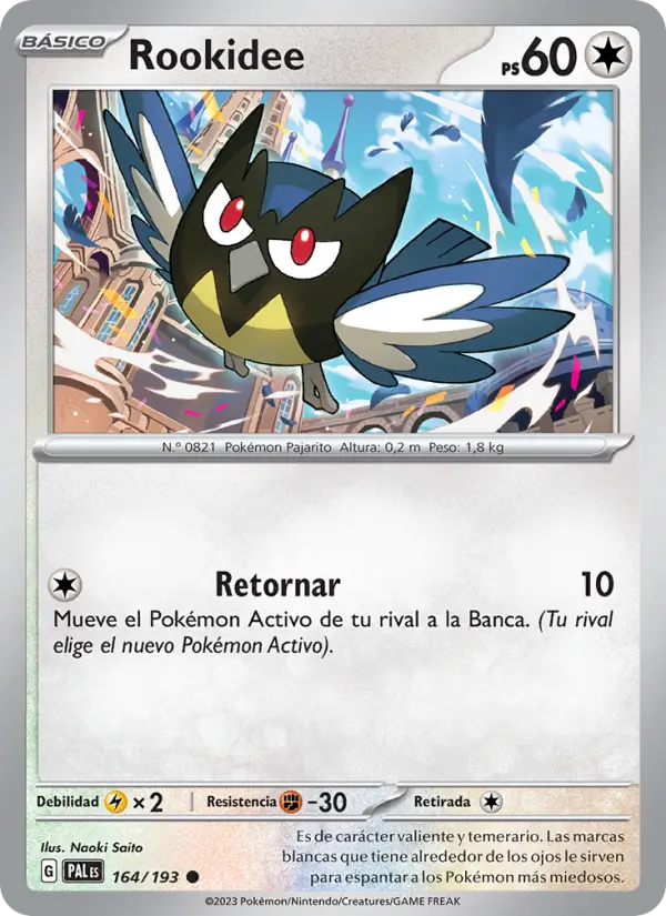 Rookidee, Evoluciones en Paldea No. 164