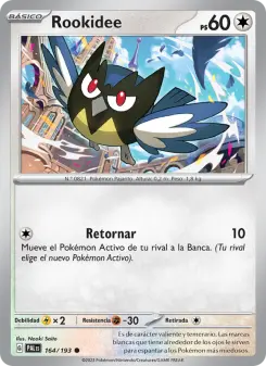 Rookidee, Evoluciones en Paldea No. 164 Normal