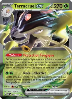 Terracruel-ex, Flammes Obsidiennes No. 022 Holo